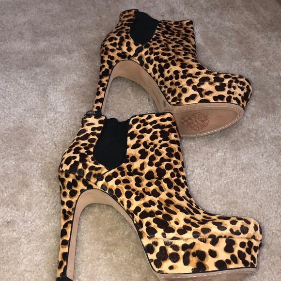 Leopard Print Booties NEW - Picture 4 of 8